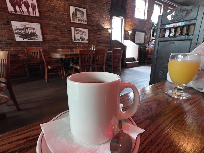 Vintage Cafe interior